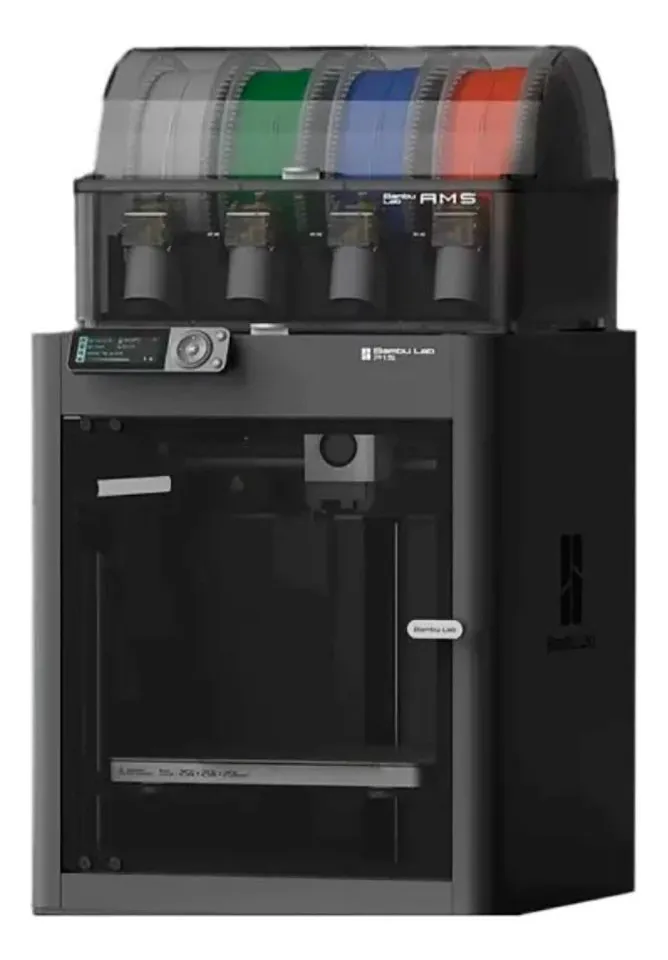 Impresora 3D Bambu Lab P1S Combo con AMS multicolor cerrada — Bytecom 3D Morón